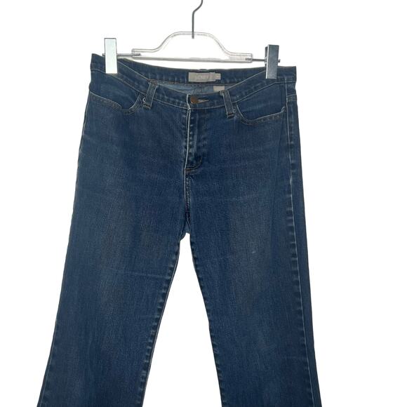 J. CREW Mid-Rise Stretch Bootcut Ankle Jeans No Back Pocket Stretch Denim size 8 - Picture 3 of 8